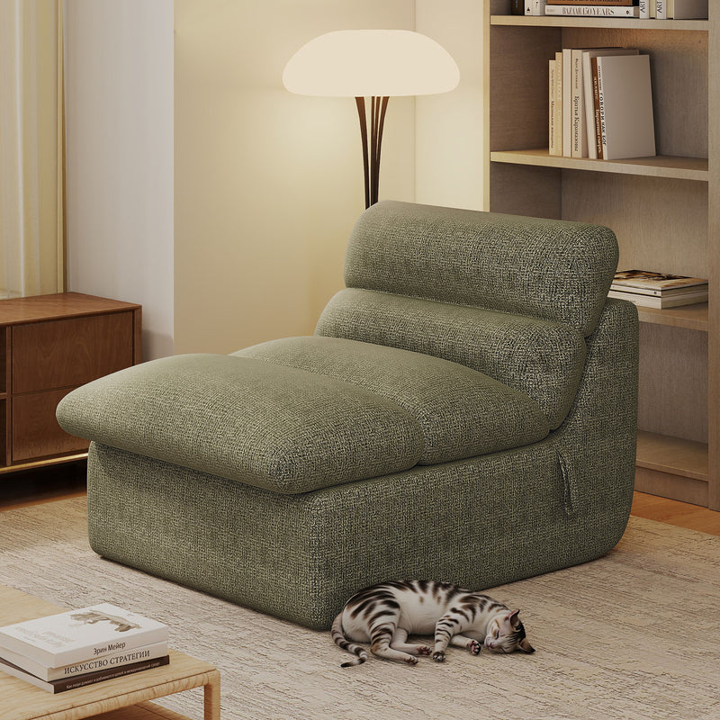 Chenille Bean Bag Chair Lazy Sofa