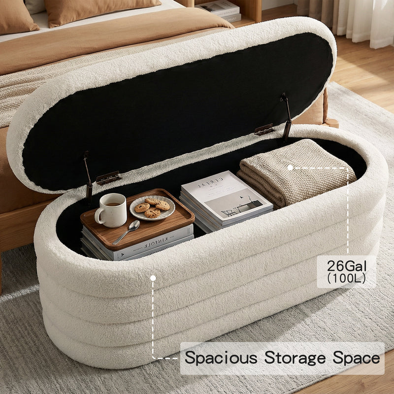 45’’Storage Ottoman Bench