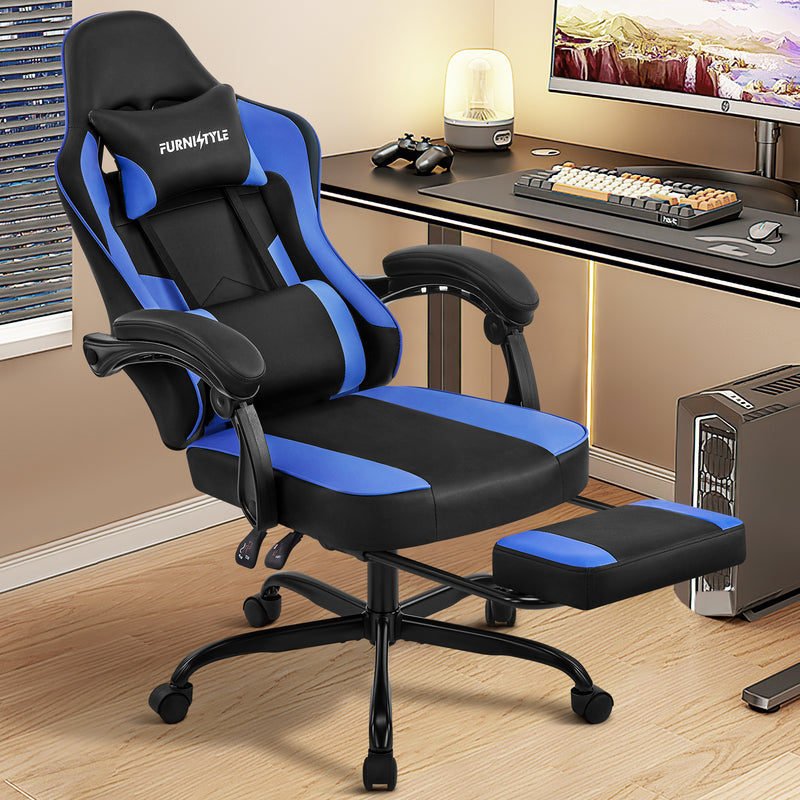 Gaming Chair with Footrest