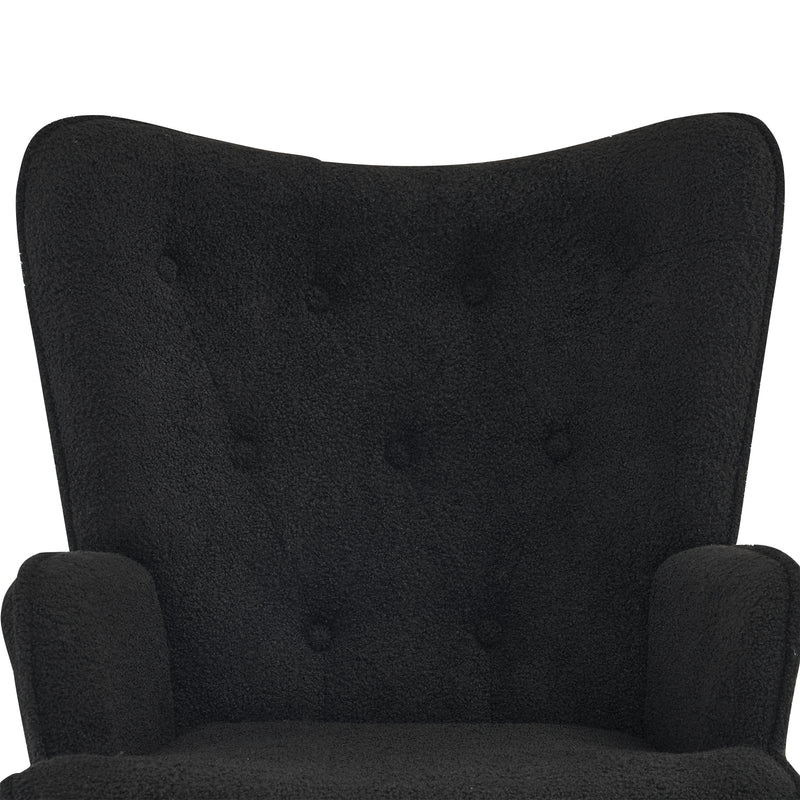 Ethelsville Sherpa Tufted Armchair