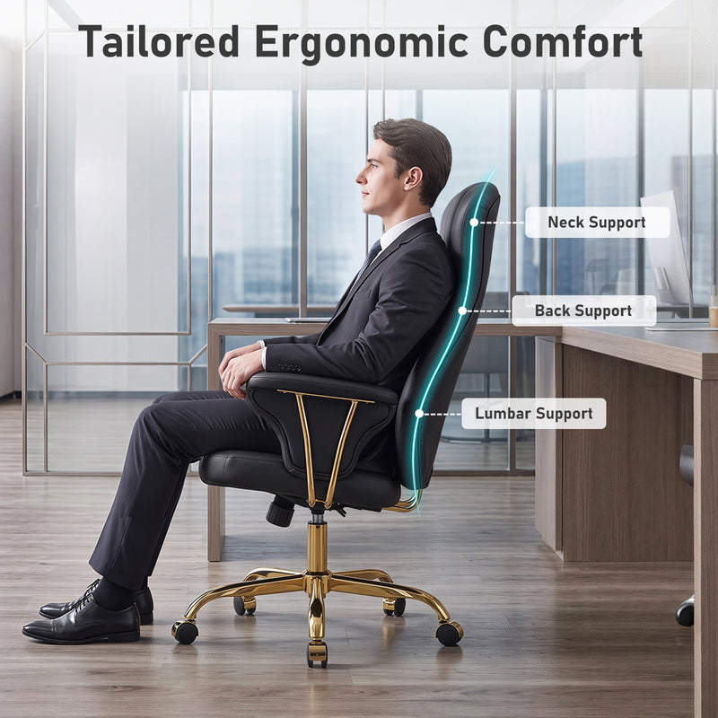 Mid-Century Modern Adjuatable Swivel Office Chair Stylish Adjustable Rotating Computer Chair