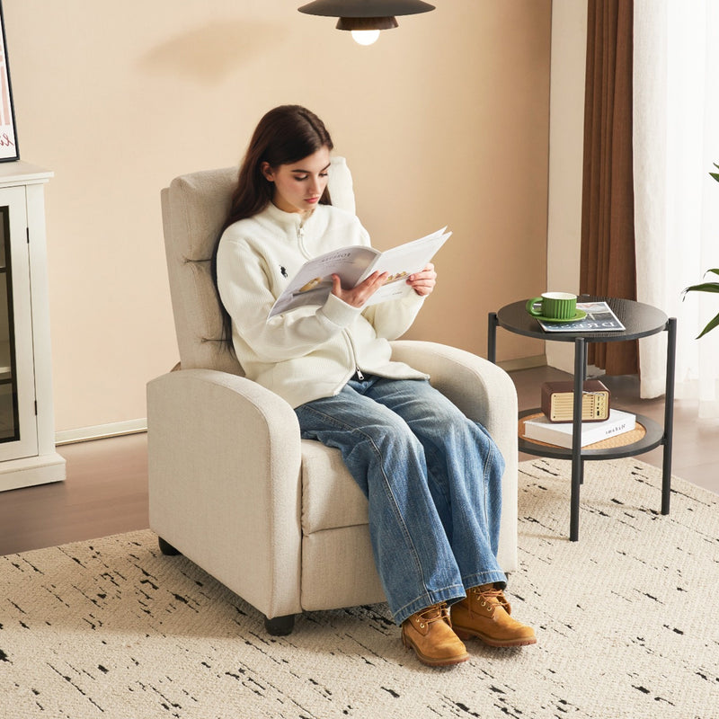 Small Manual Recliner Chair for Small Spaces