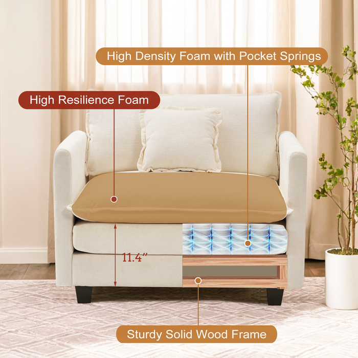 Modern Corduroy Couch