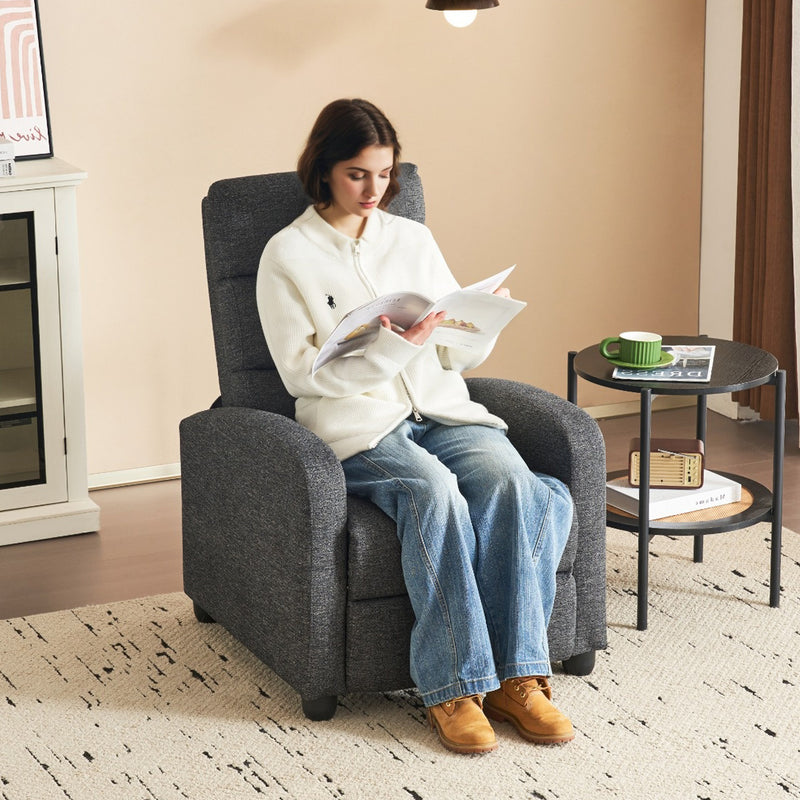 Small Manual Recliner Chair for Small Spaces