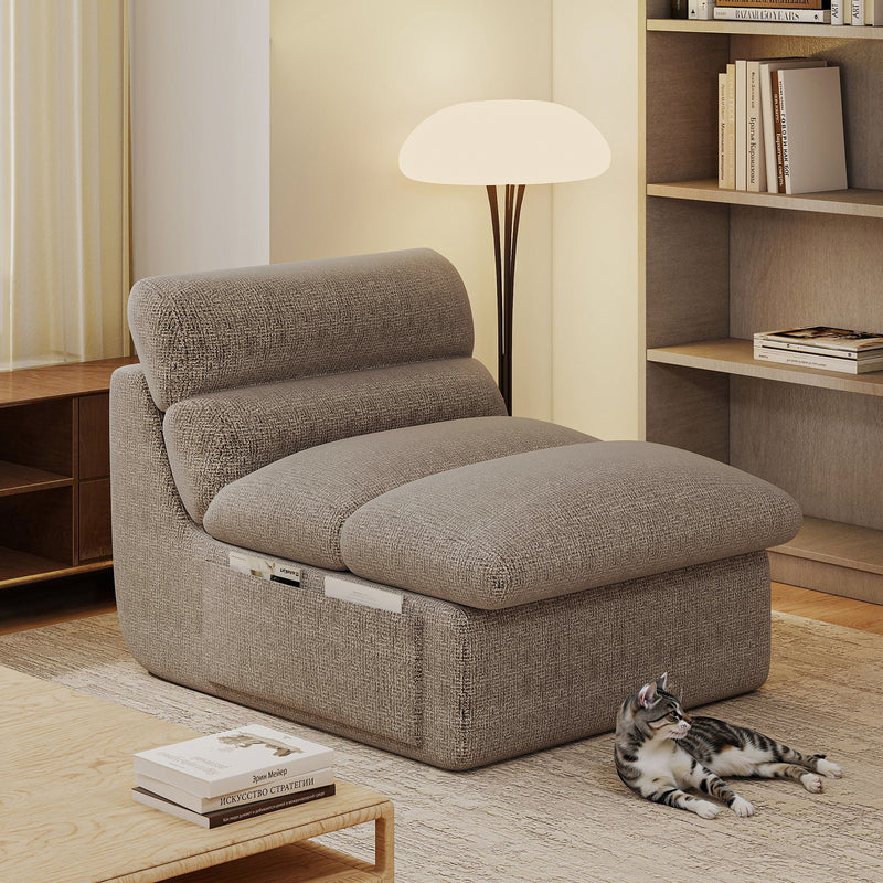 Chenille Bean Bag Chair Lazy Sofa