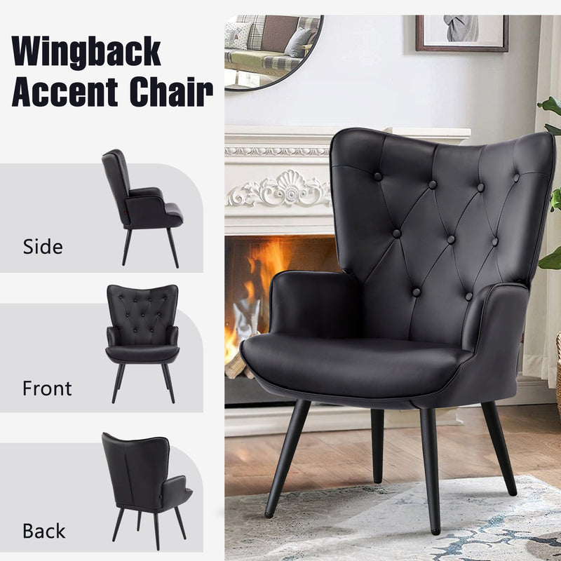 Ethelsville Velvet Tufted Armchair