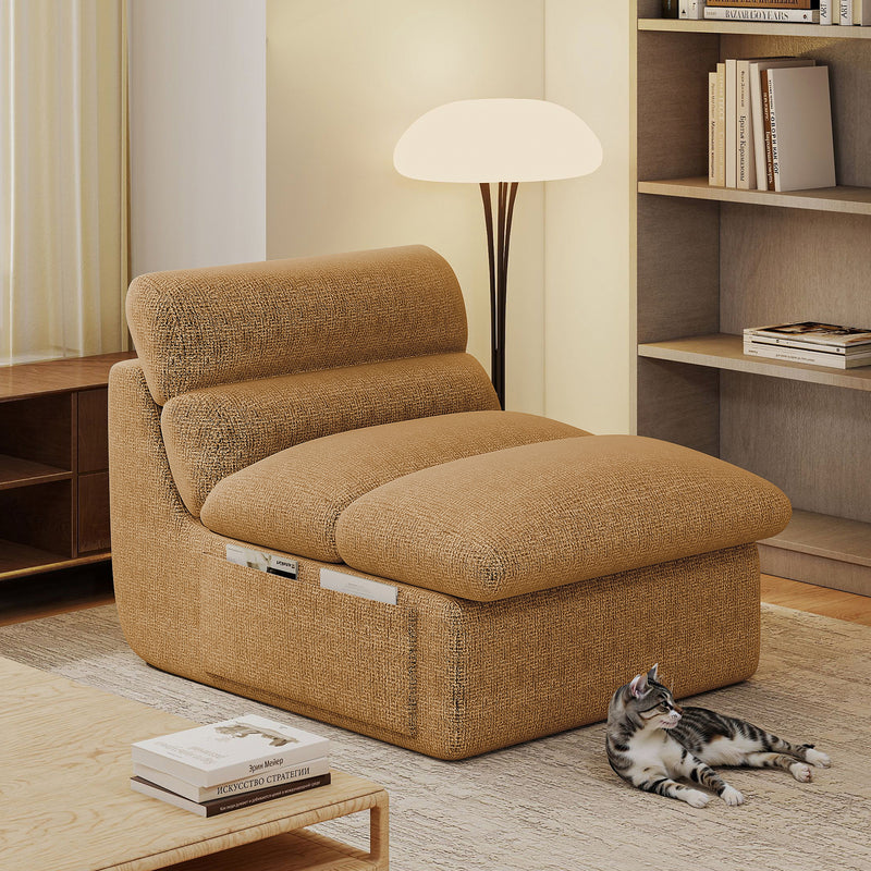 Chenille Bean Bag Chair Lazy Sofa