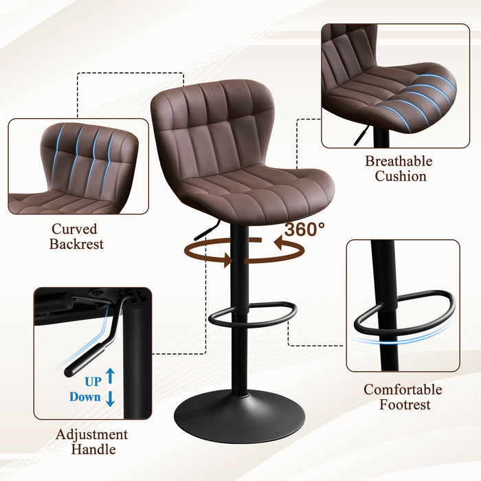 Swivel Bar Stools Set of 2