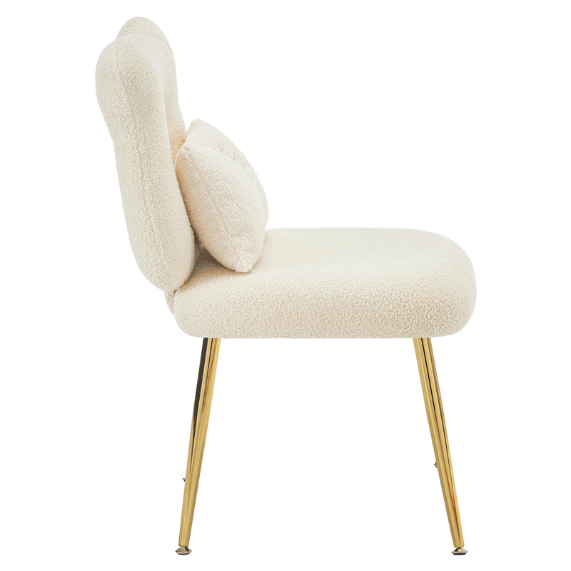 vanity chair with open-back chair