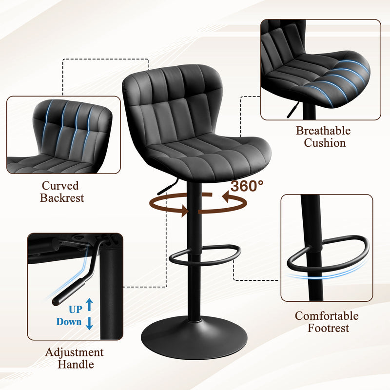 Swivel Bar Stools Set of 2