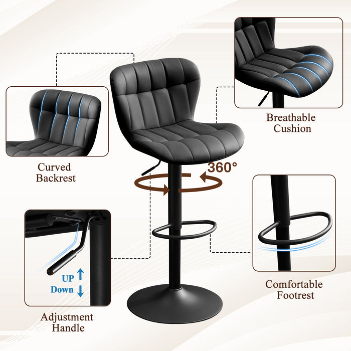 Swivel Bar Stools Set of 2