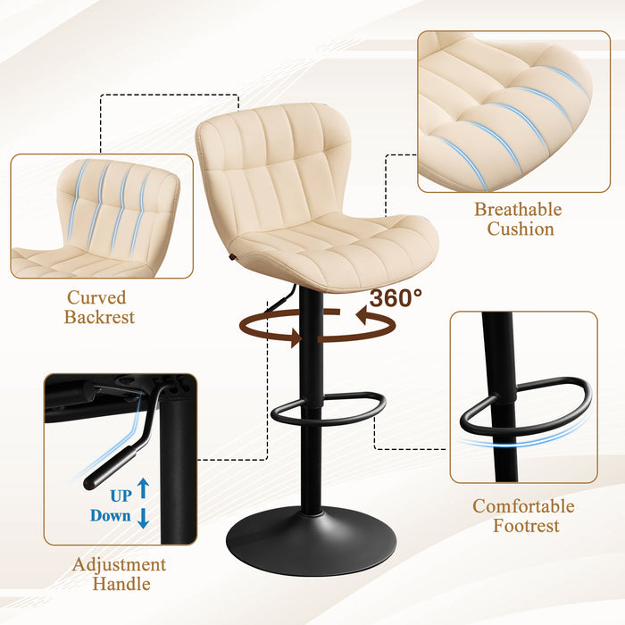 Swivel Bar Stools Set of 2
