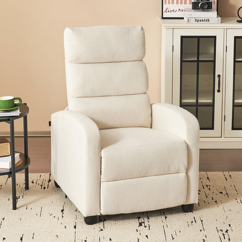 Small Manual Recliner Chair for Small Spaces