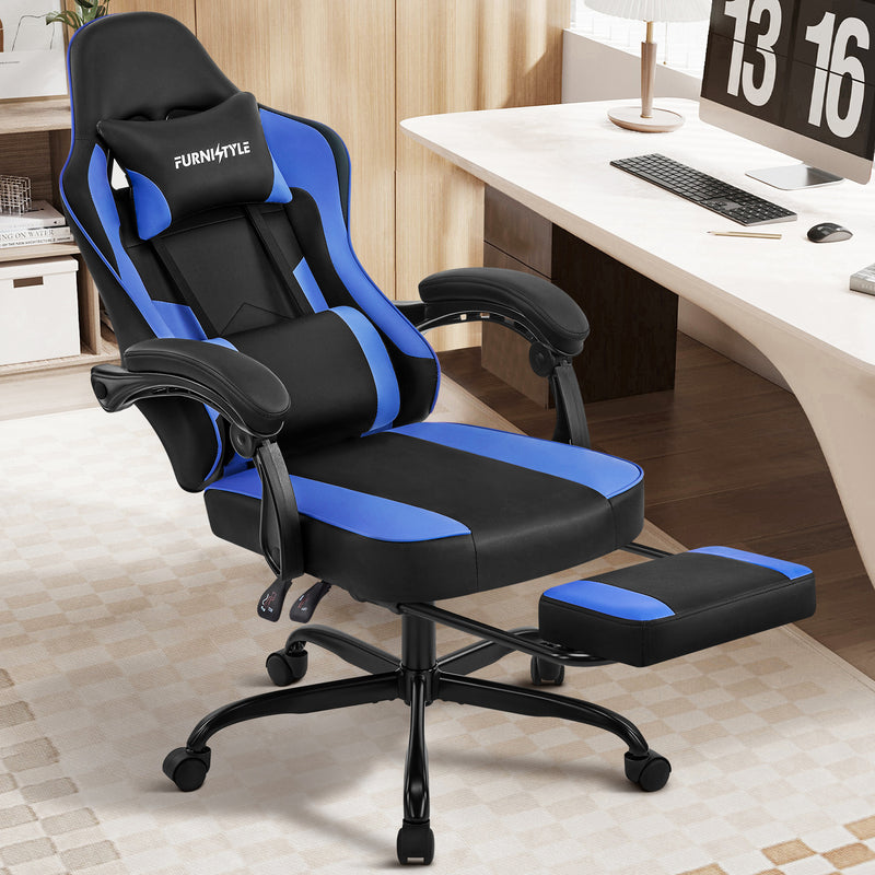 Gaming Chair with Footrest