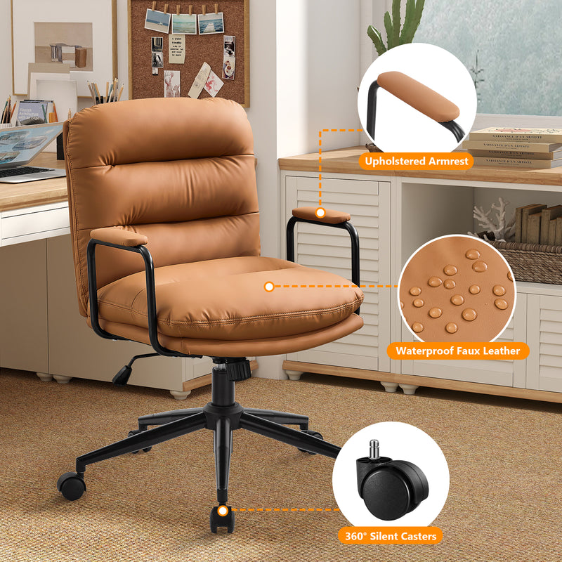 Home Office Desk Chair with Lumbar Support