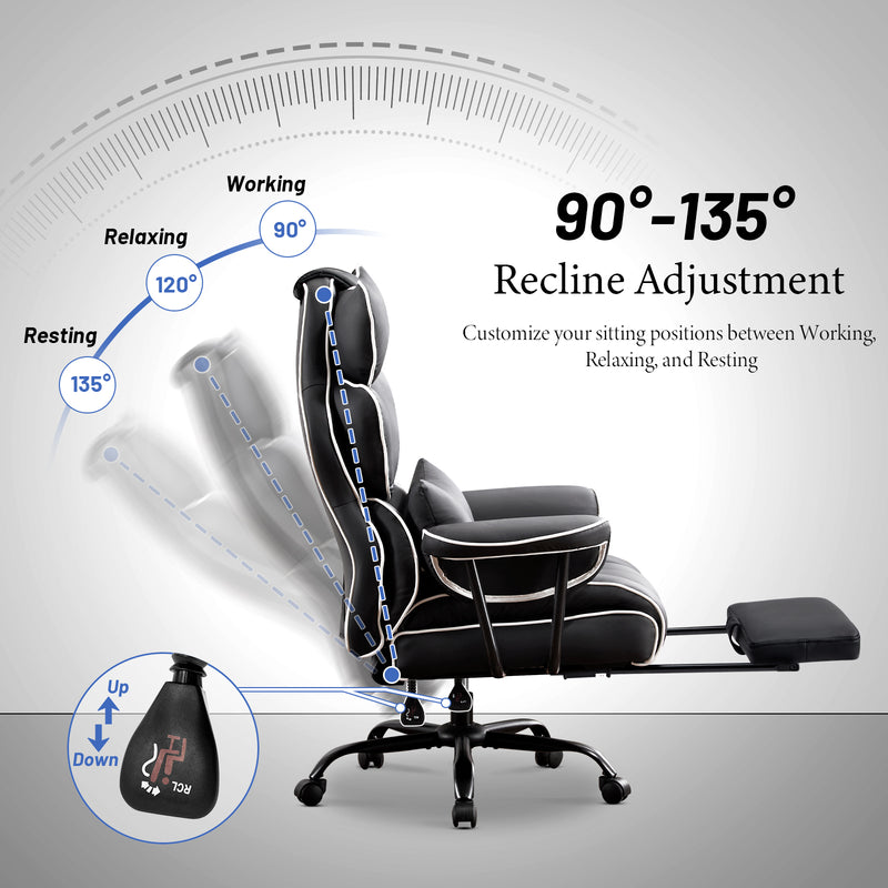 Big and Tall Executive Office Chair- Ergonomic