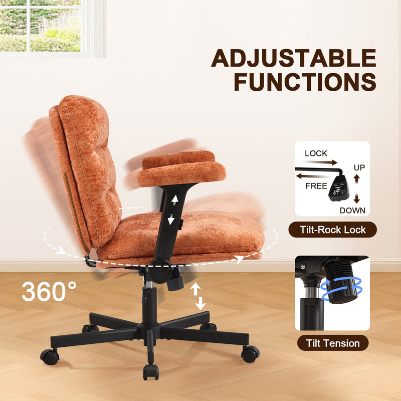 Criss Cross Chair with Flip-up Arms
