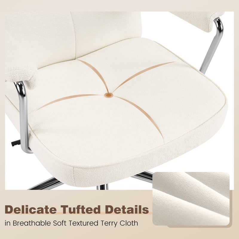 Adjustable Swivel Home Office Desk Chair With Wheels