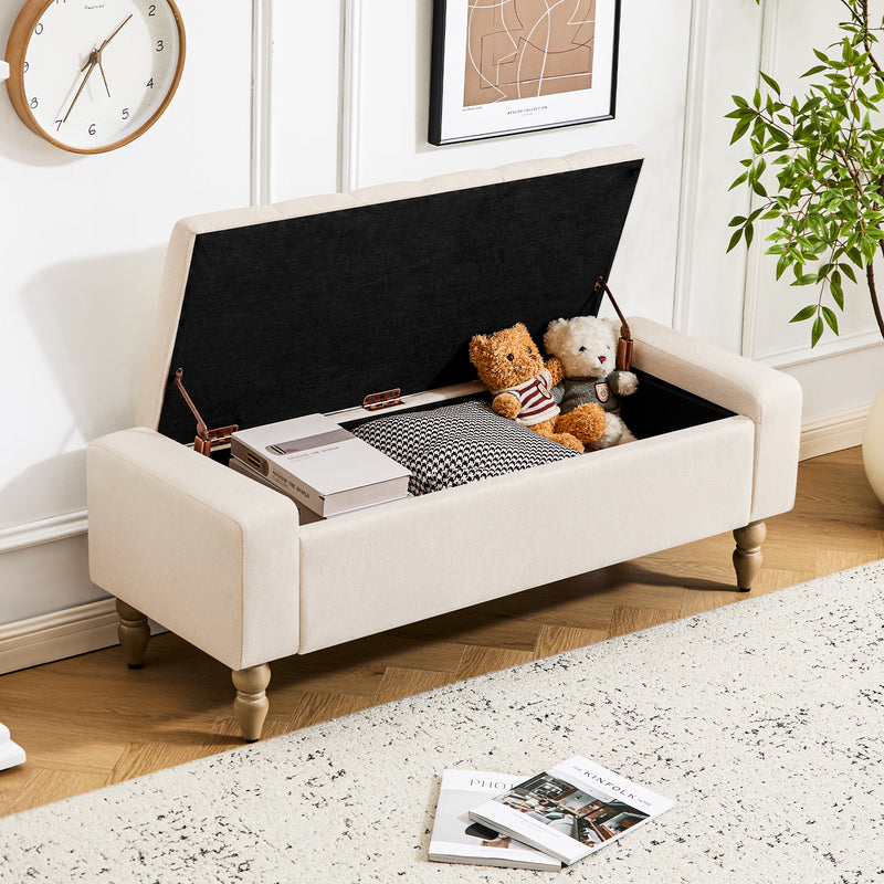 47 inch Storage Bench for End of Bed
