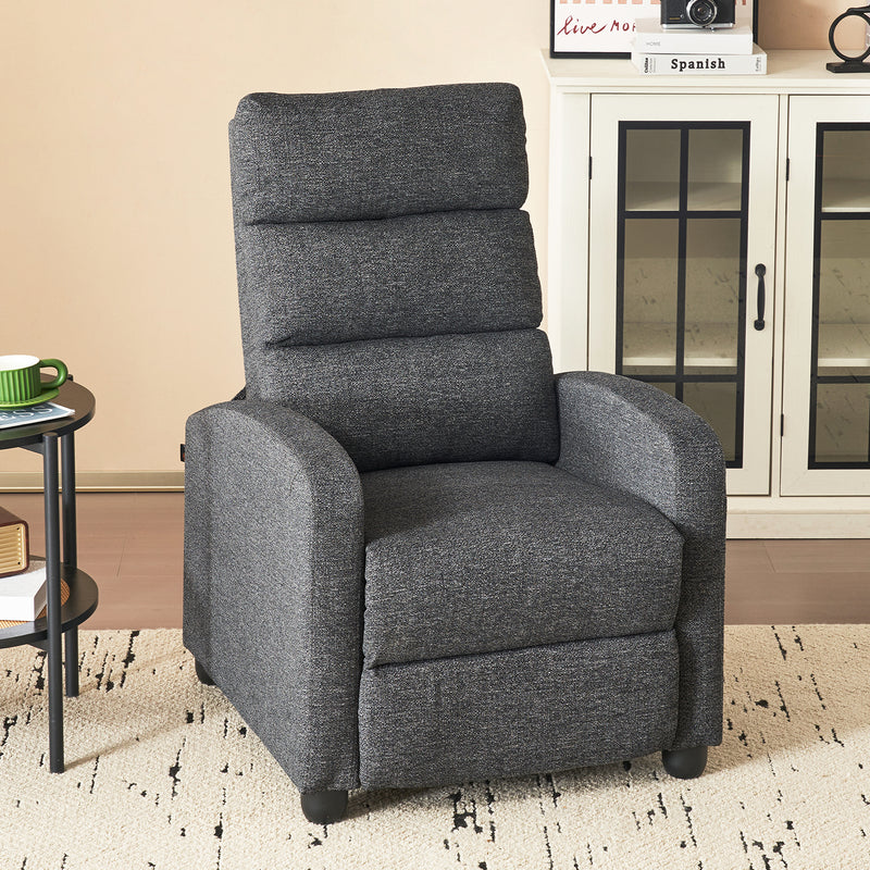 Small Manual Recliner Chair for Small Spaces
