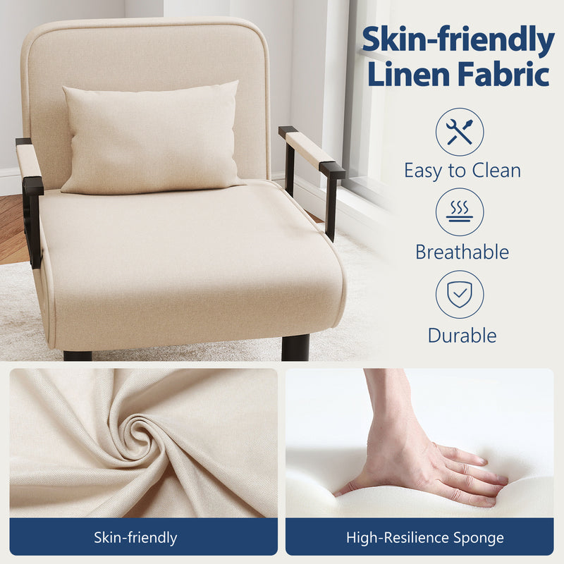 Furniliving Foldable Sofa Chair 4-in-1 Multi-Functional Lounge Chair