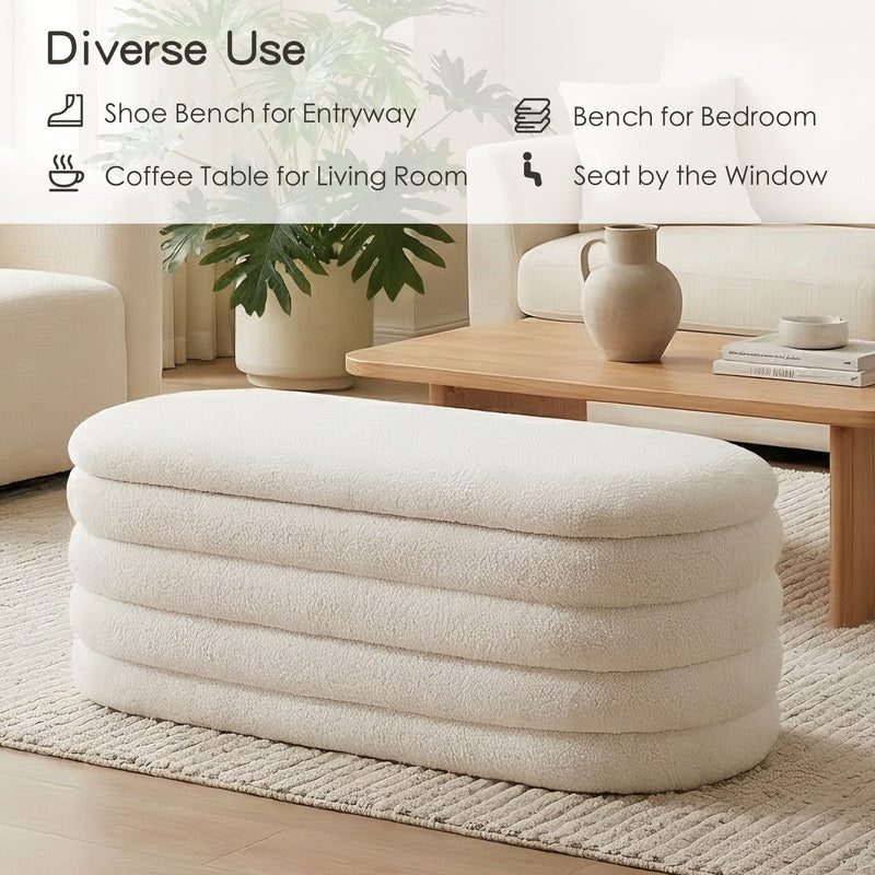 45’’Storage Ottoman Bench