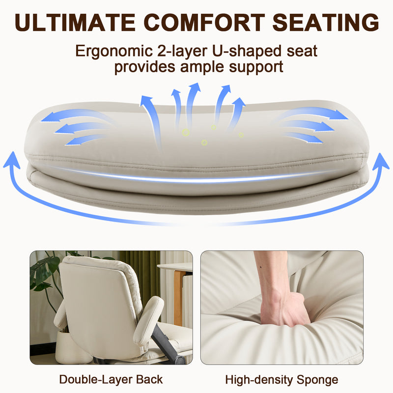 Criss Cross Chair with Flip-up Arms