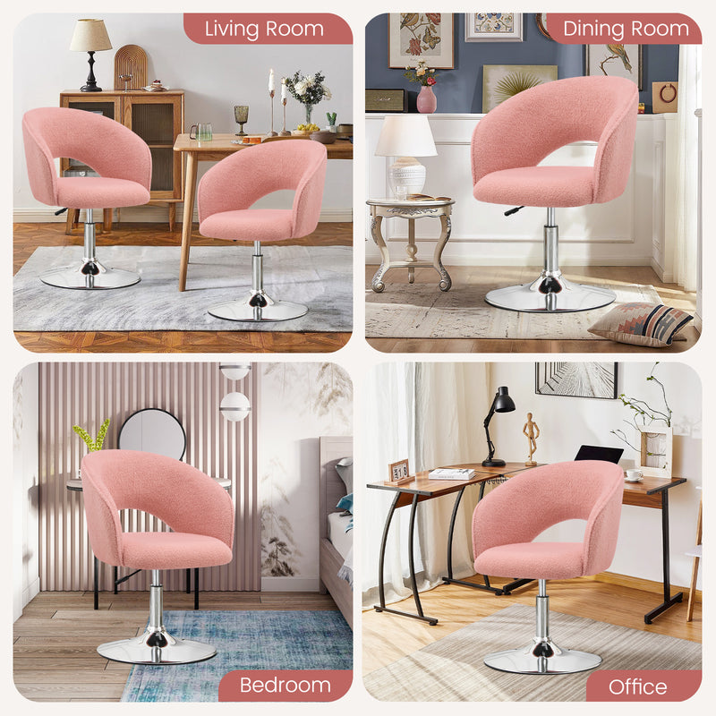 Matys Velvet Swivel Accent Chair