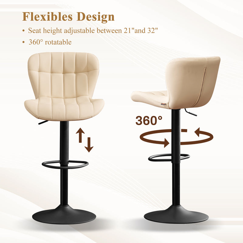 Swivel Bar Stools Set of 2