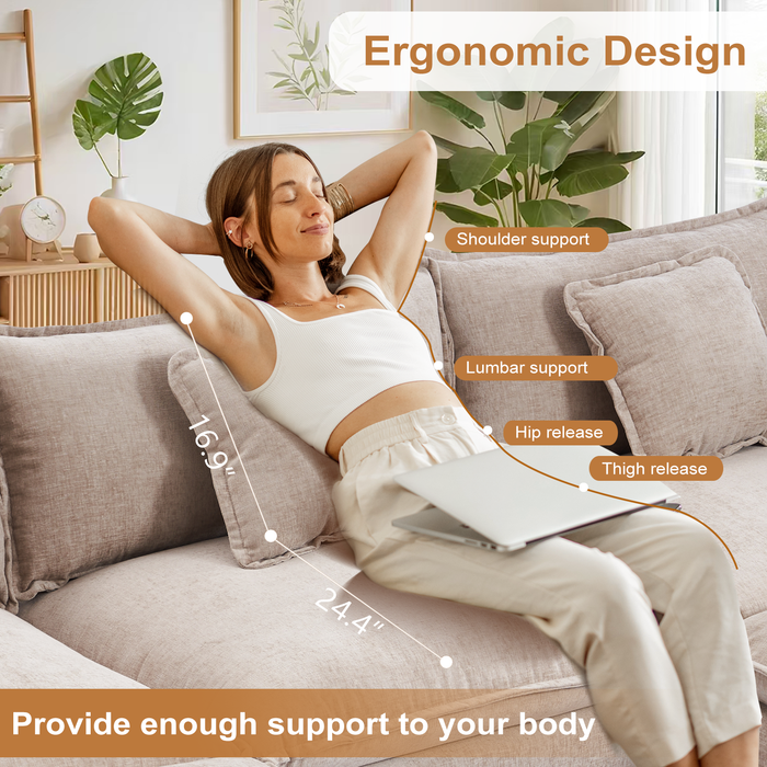 Modern Corduroy Couch