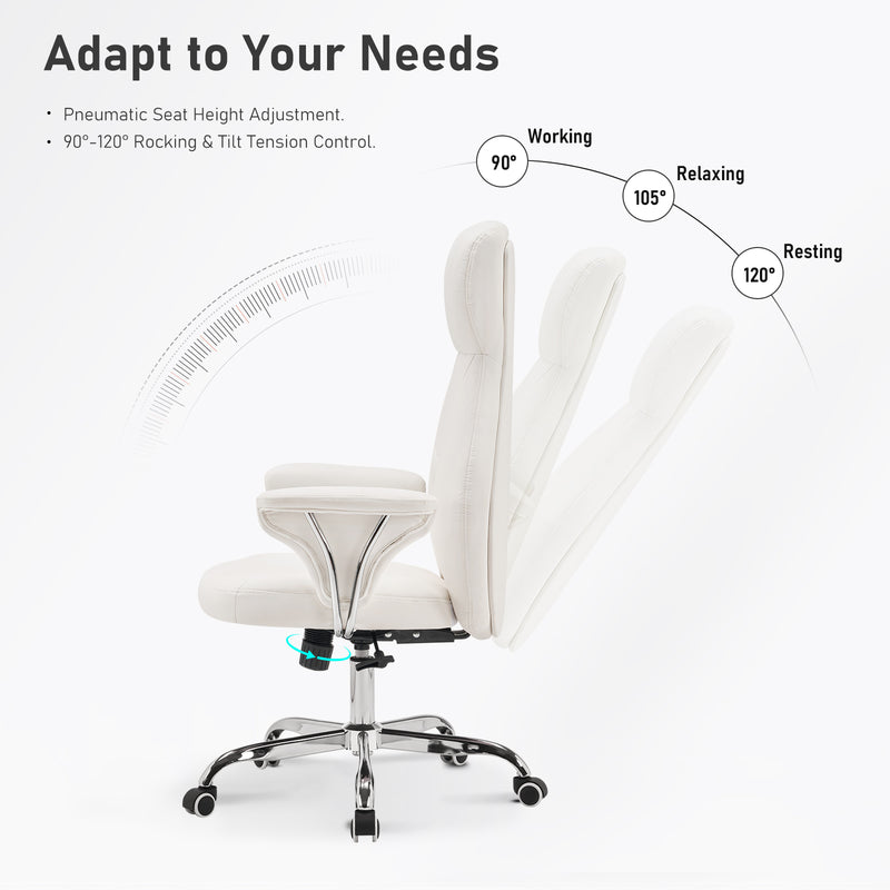 Mid-Century Modern Adjuatable Swivel Office Chair Stylish Adjustable Rotating Computer Chair