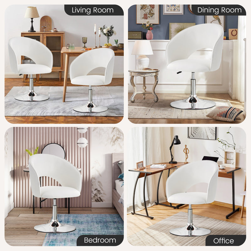 Matys Velvet Swivel Accent Chair