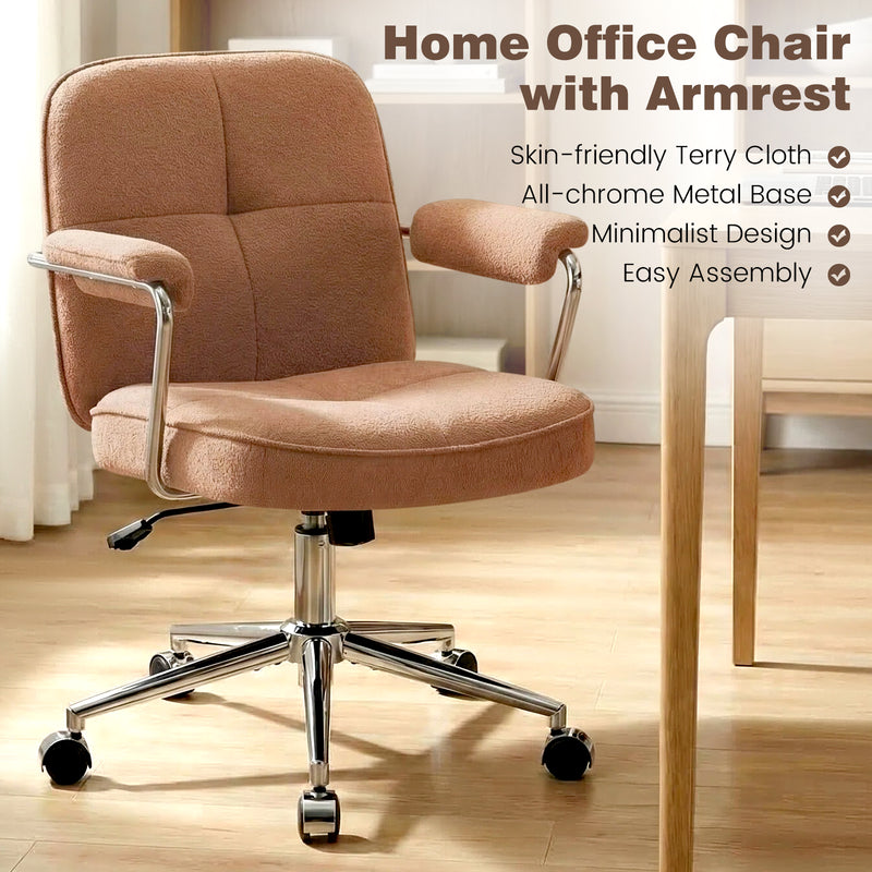 Adjustable Swivel Home Office Desk Chair With Wheels