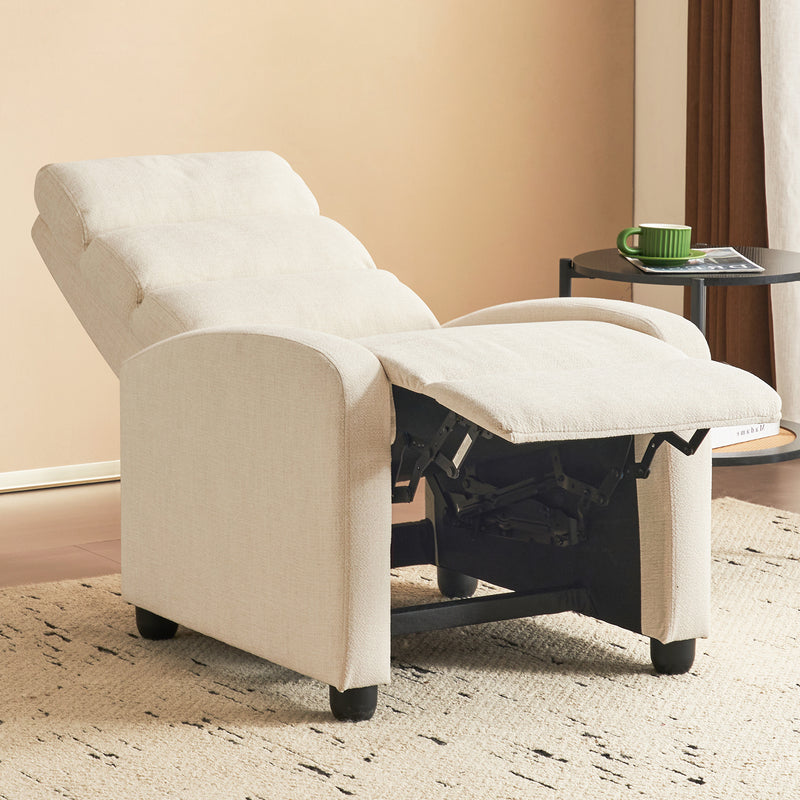 Small Manual Recliner Chair for Small Spaces