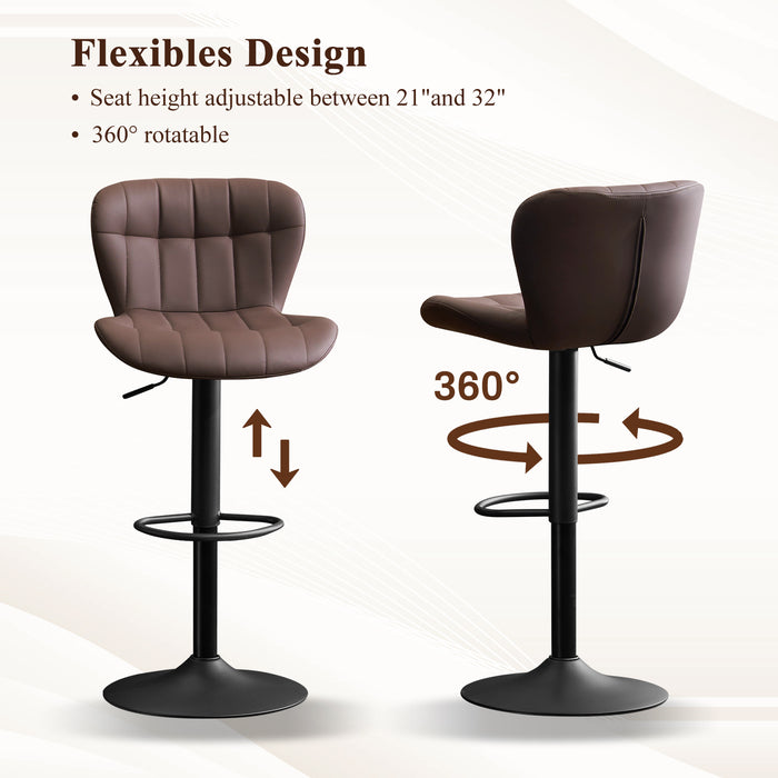 Swivel Bar Stools Set of 2