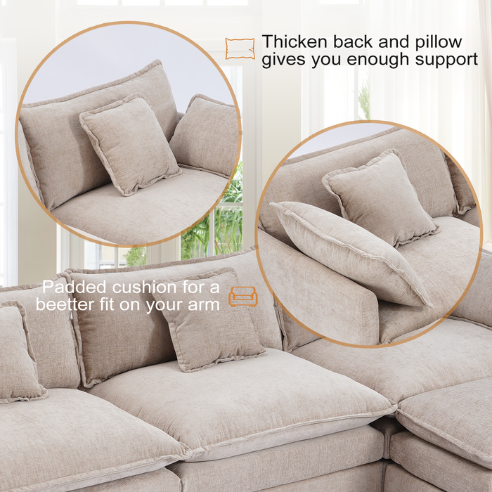 Modern Corduroy Couch