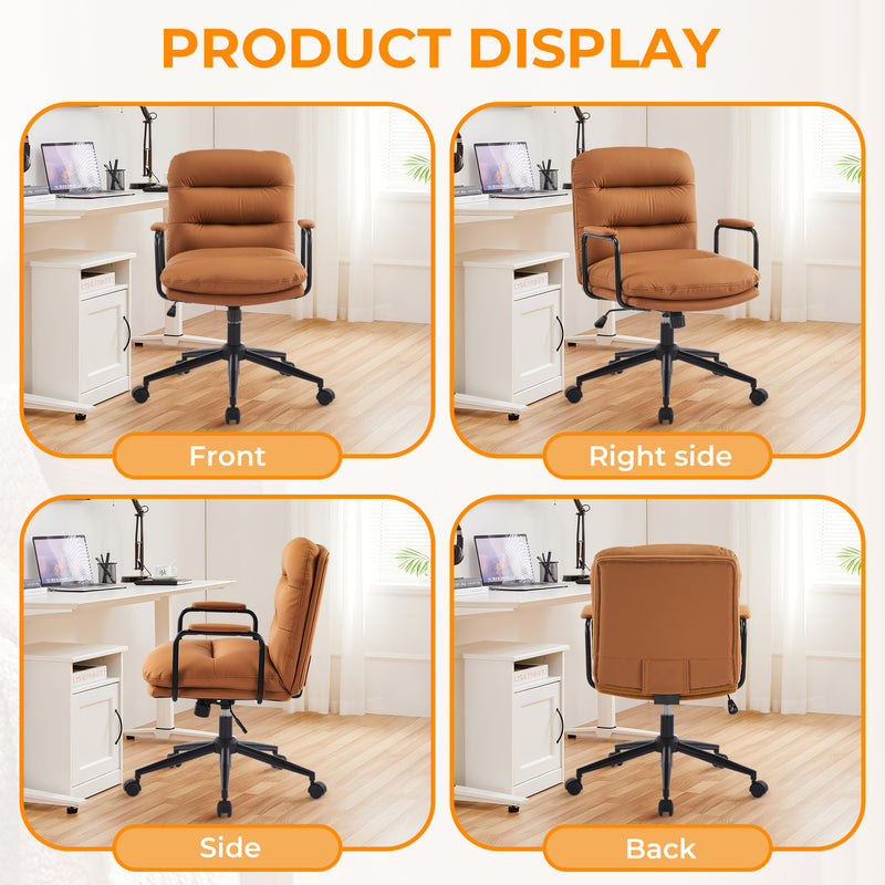 Home Office Desk Chair with Lumbar Support