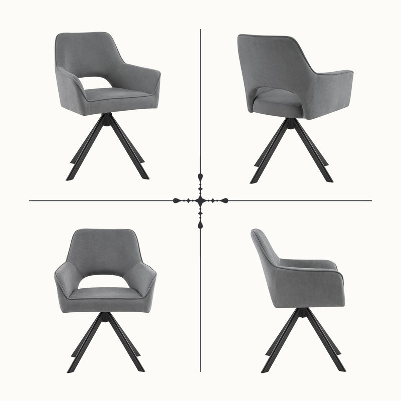 Swivel Dining Chairs Set Of 2