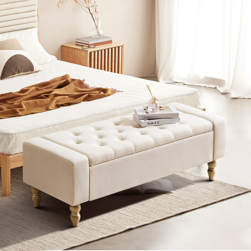 47 inch Storage Bench for End of Bed