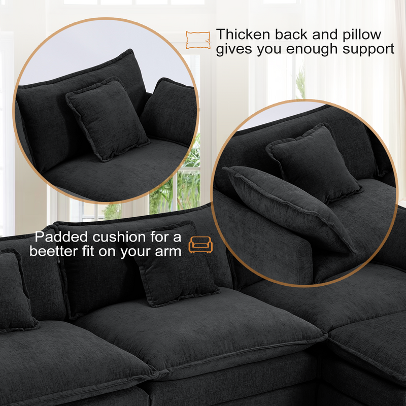 Modern Corduroy Couch