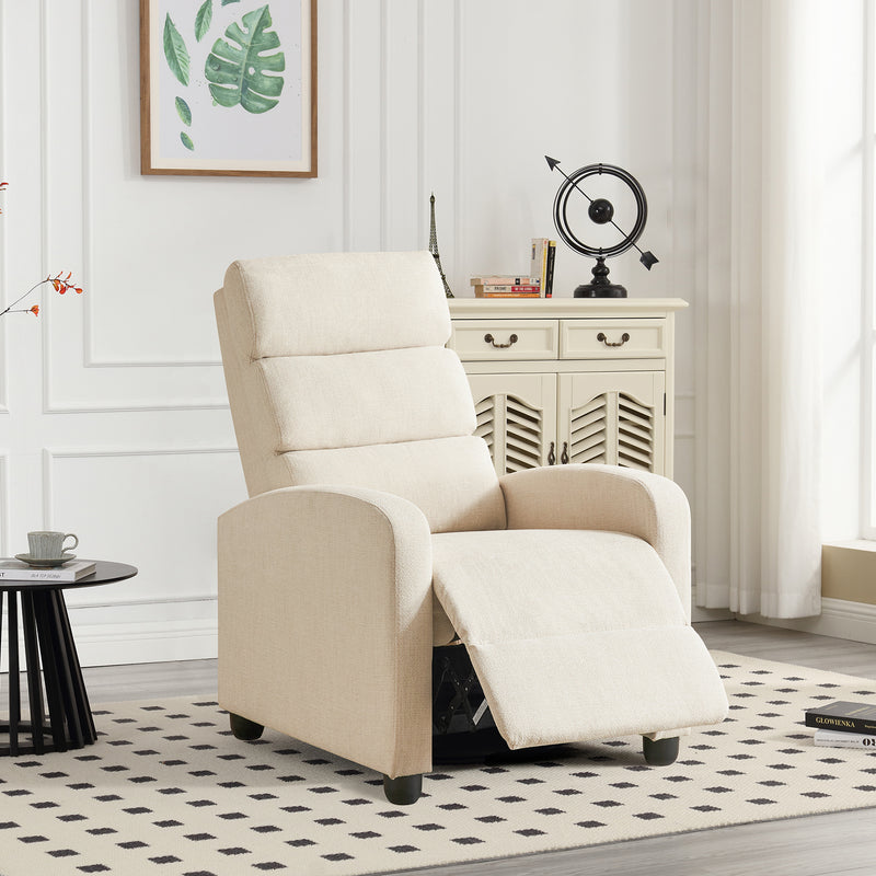 Small Manual Recliner Chair for Small Spaces