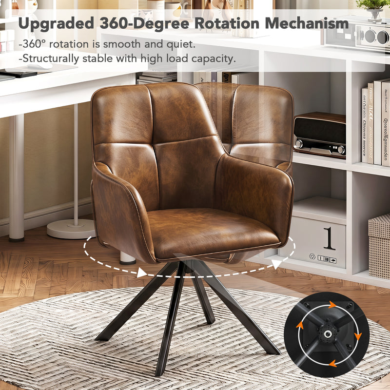 Mid Century Modern Swivel Dining Chairs Set Of 2