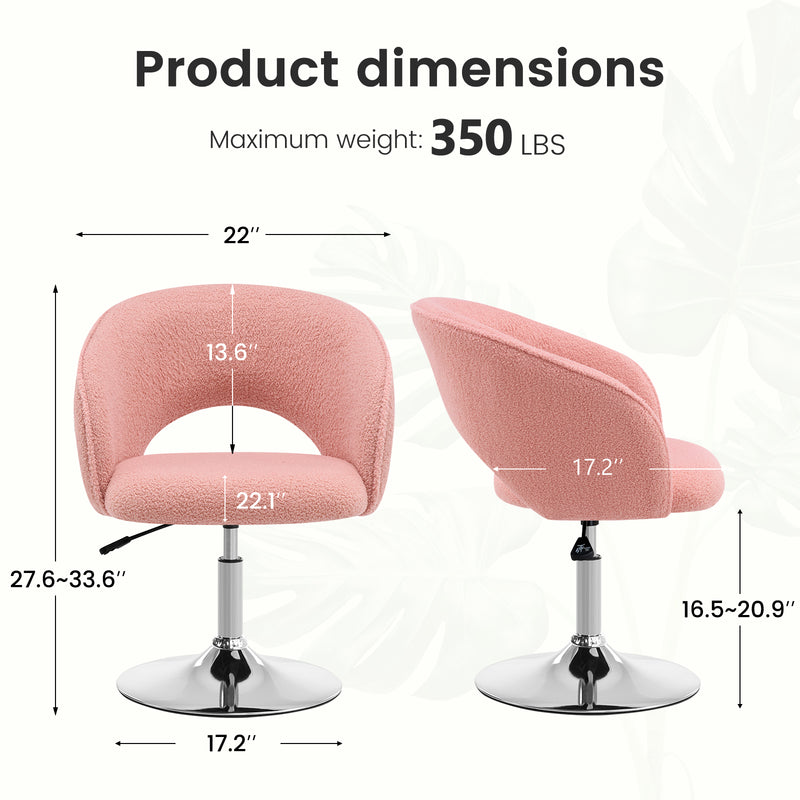 Matys Velvet Swivel Accent Chair