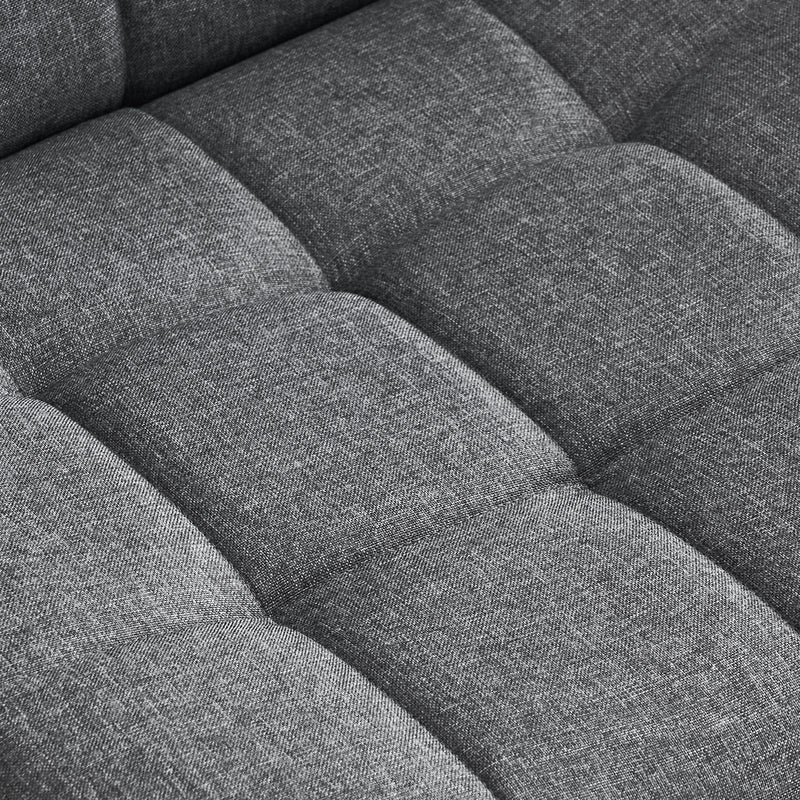 Keavey Linen Fabric Swivel Task Chair