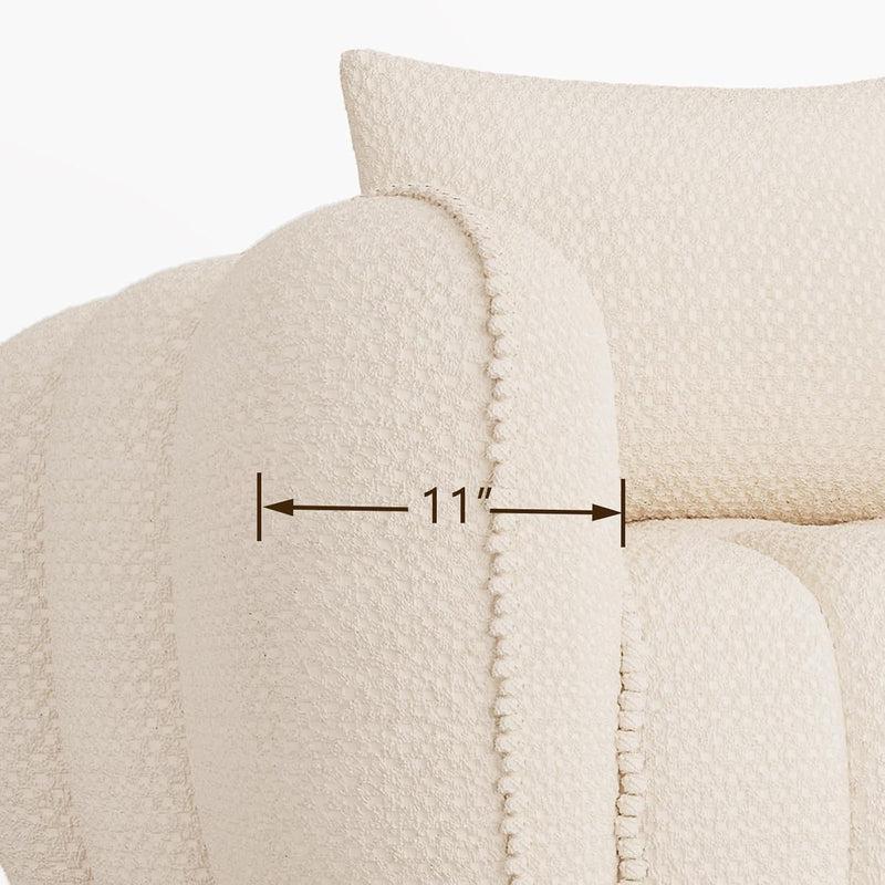 Pumpkin-Shaped Modern Accent Sofa Chair