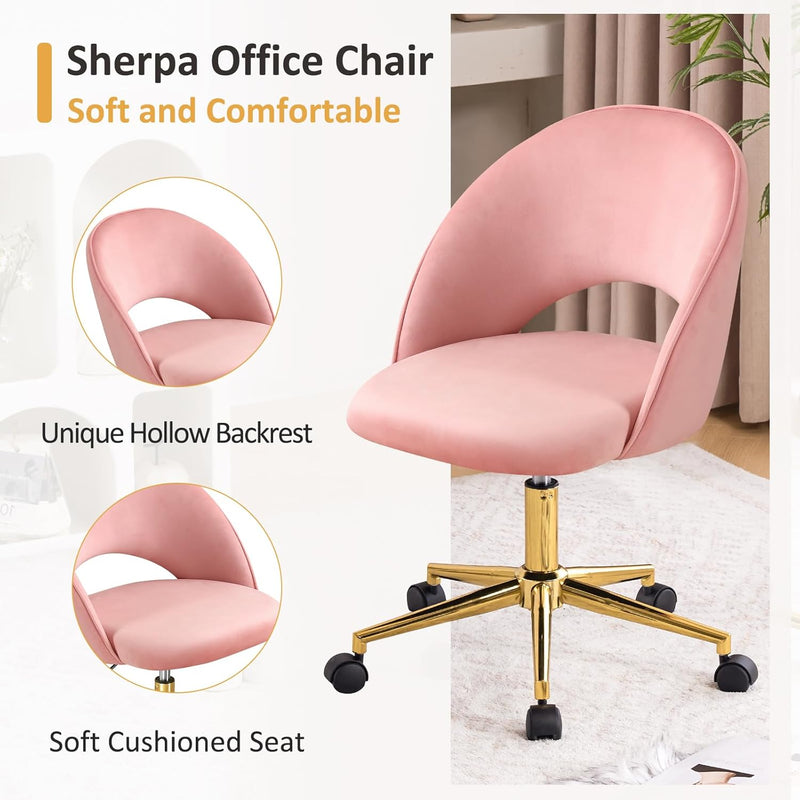 Swivel Adjustable Vanity Chair
