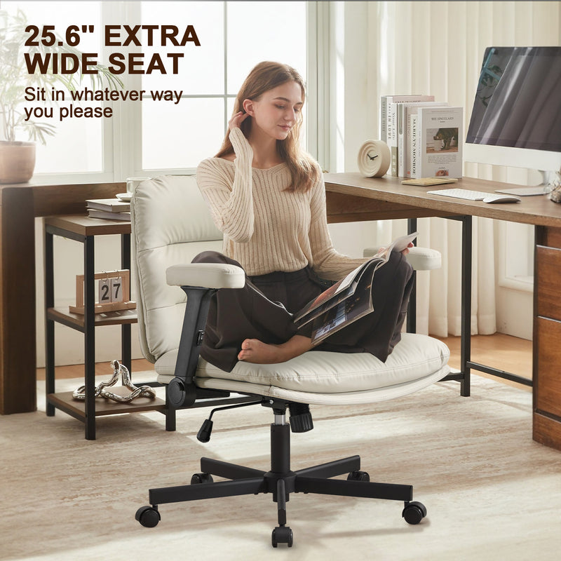 Criss Cross Chair with Flip-up Arms