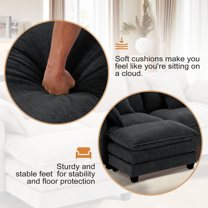 Modern Corduroy Couch