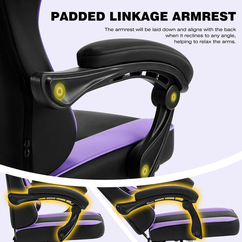 Gaming Chair with Footrest