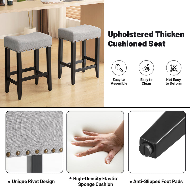 Midsomer 26-Inch Counter Stool Set of 2
